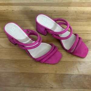 BP. Pink Heels - Size 8 1/2